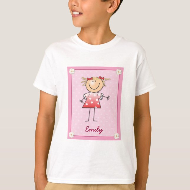 Camiseta Lunares rosas (Anverso)