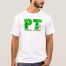 Camiseta lunares verdes y negros de la pinta