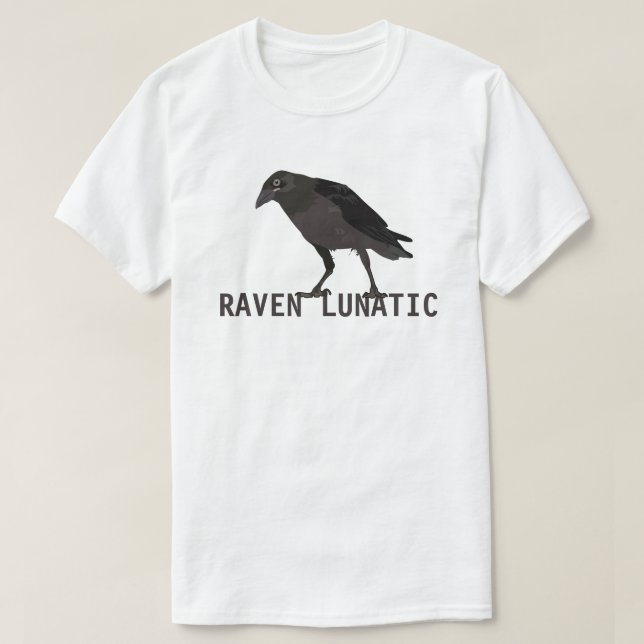 Camiseta lunática de Raven (Diseño del anverso)
