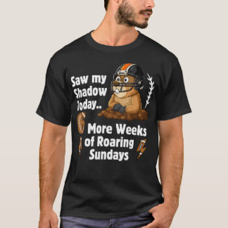 Camiseta Lunático Día de la Marmota Seis Semanas Más de Dom