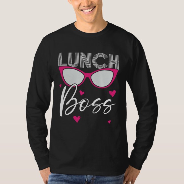 Camiseta Lunch Boss Cafeteria Job Profession Lady Cook Lunc (Anverso)