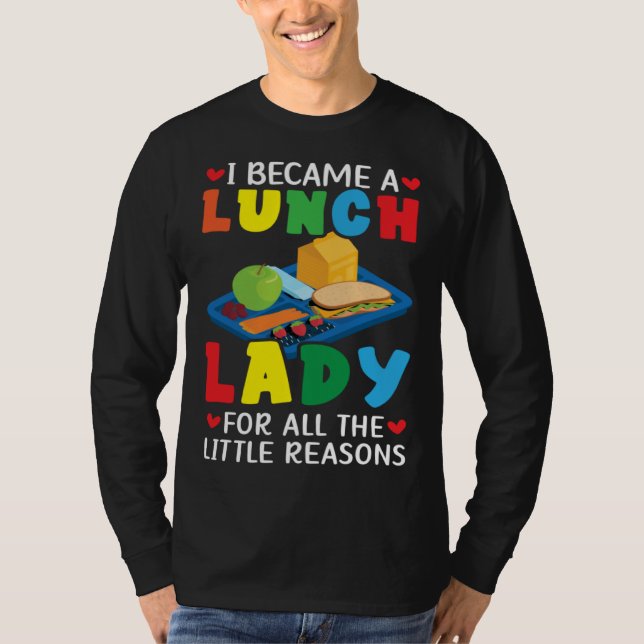 Camiseta Lunch Boss Cafeteria Worker Lady Cook Lunch Lady (Anverso)