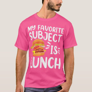 Camiseta Lunch Burger Funny Tasty Delicious Comating Foodie