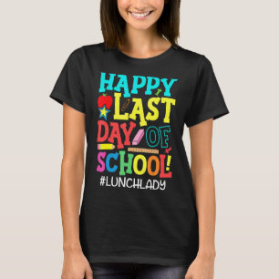Camiseta Lunch Lady Cafetería Feliz Día del Colegio Summ