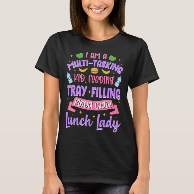 Camiseta Lunch Lady Cafeteria Servicio de Comida Equipo Coc (Anverso)