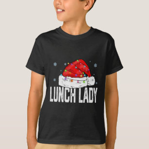 Camiseta Lunch Lady Claus Navidades Mujeres Familia Coincid