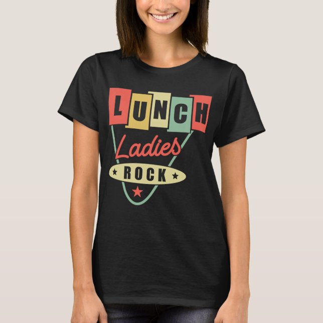 Camiseta Lunch Lady Lunch Damas de Rock Rock Lunch (Anverso)