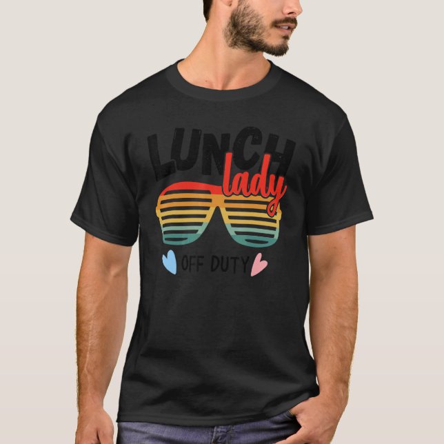 Camiseta Lunch Lady Off Duty 2022 Vacaciones de primavera S (Anverso)