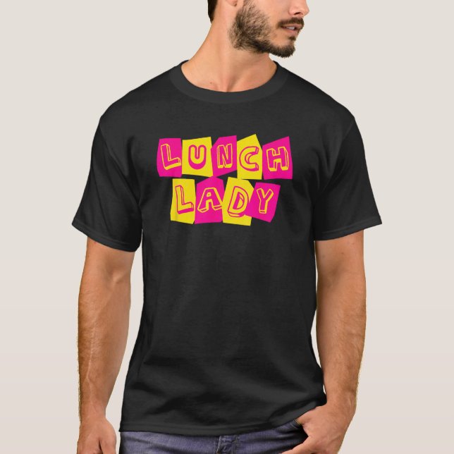 Camiseta Lunch Lady Squad  Back to School Cafeteria Crew Re (Anverso)