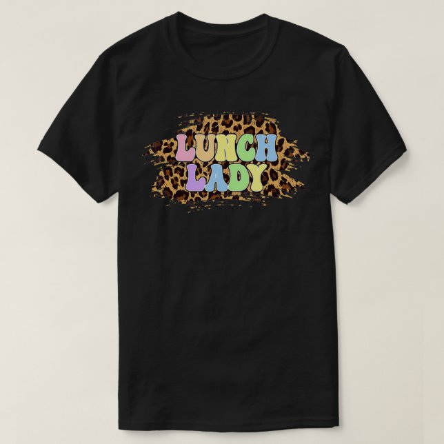 Camiseta Lunch Lady Teacher Funny Easter Day Tshirt, Lunch  (Diseño del anverso)