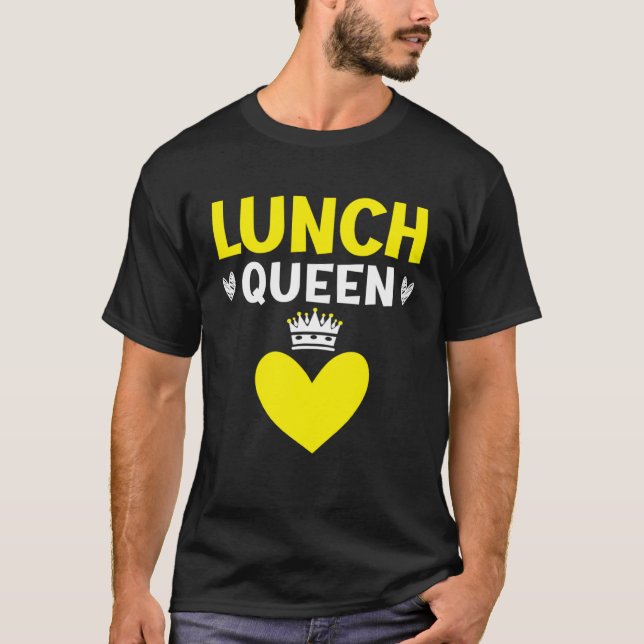 Camiseta Lunch Queen Cafeteria Job Profession Lady Cook Lun (Anverso)