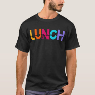 Camiseta Lunch Squad Grupo Matanza Escuela Cafetería Crew S
