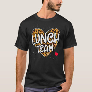 Camiseta Lunch Team Group Leopard Mating School Spirit Da