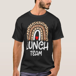 Camiseta Lunch Team Group Leopard Mating School Spirit Da