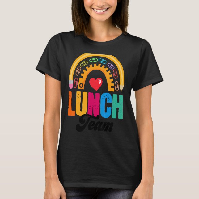Camiseta Lunch Team Group Leopard Mating School Spirit Da (Anverso)