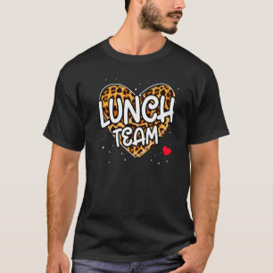 Camiseta Lunch Team Group Leopard Mating School Spirit Da