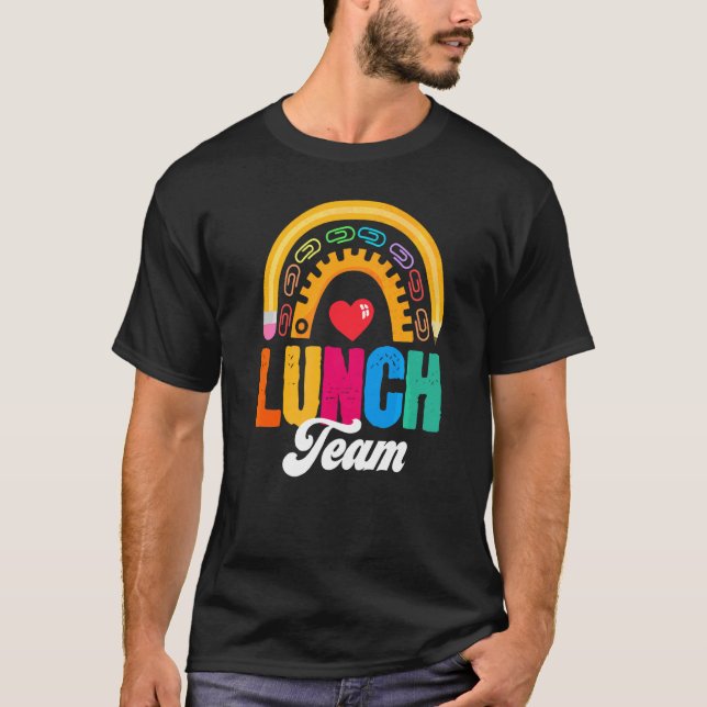 Camiseta Lunch Team Group Leopard Mating School Spirit Da (Anverso)