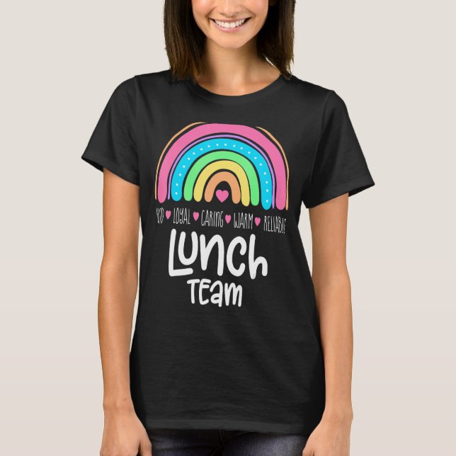 Camiseta Lunch Team Group Leopard Mating School Spirit Da (Anverso)