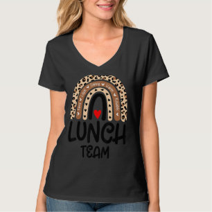 Camiseta Lunch Team Group Leopard Mating School Spirit Da