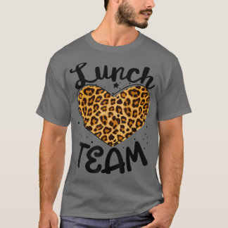 Camiseta Lunch Team Group Leopard Mating School Spirit Da