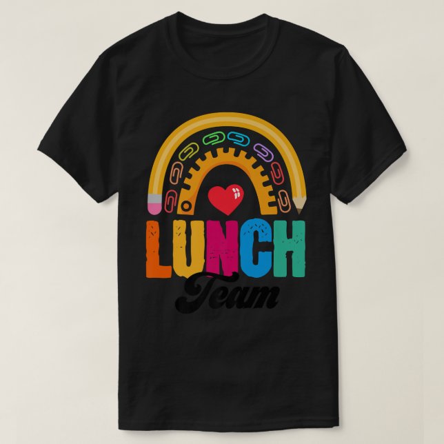 Camiseta Lunch Team Group Leopard Mating School Spirit Da (Diseño del anverso)