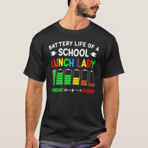 Camiseta Lunes a viernes Batería Leche a la señorita de vue