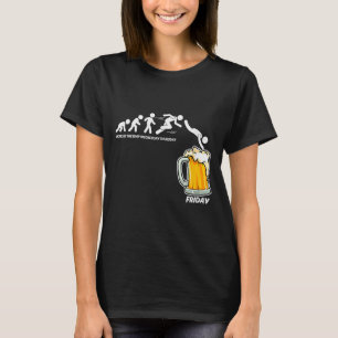 Camiseta Lunes a Viernes de las Mujeres Beber Cerveza Diver