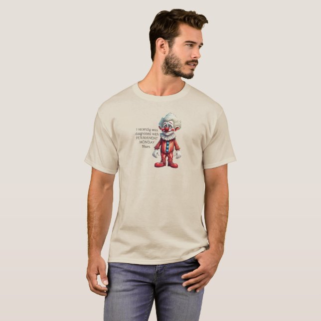 Camiseta Lunes Blues Permanentes (Anverso completo)