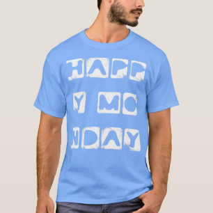 Camiseta Lunes Días de motivación de la tipografía de la se