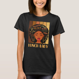 Camiseta Lunes Lady Afro Afroamericana Mujer Negra Retro