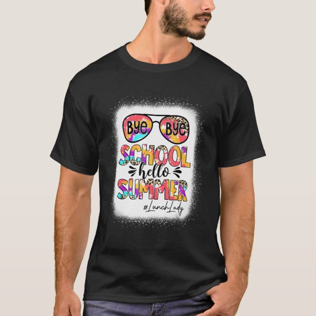 Camiseta Lunes Lady Life Bye Escuela Hola verano pasado O (Anverso)
