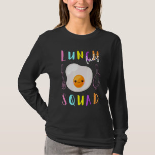 Camiseta Lunes Lady Squad Cafeteria Crew Trabajadora De Coc
