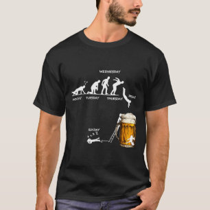 Camiseta lunes martes jueves viernes sábado domingo Abeja