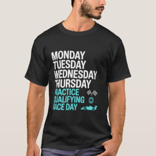 Camiseta lunes martes miércoles jueves Práctica Calificació