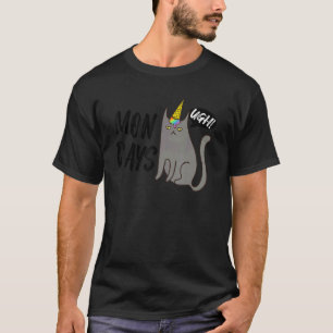 Camiseta Lunes Mierda Gato