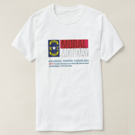 Camiseta Lunes moral, Raleigh, Carolina del Norte