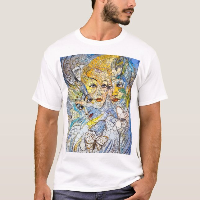 Camiseta Lunes, puntos infinitos por Francis Picabia (Anverso)