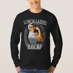 Camiseta Lunes Retro Damas Rock Cafetería Trabajadora Funny