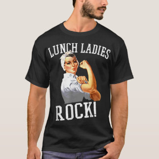 Camiseta Lunes Retro Damas Rock Cafetería Trabajadora Funny
