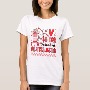 Camiseta Lung Squad San Valentín Terapia Respiratoria Pulmo