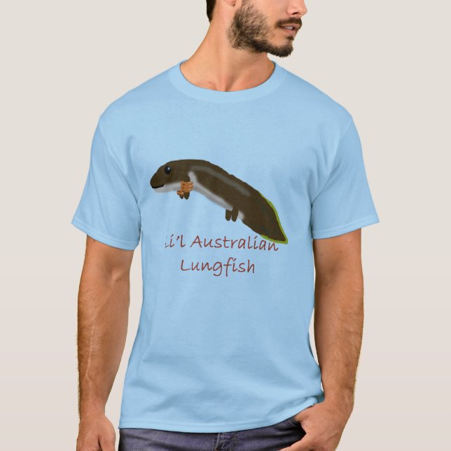 Camiseta Lungfish australiano lindo (Anverso)