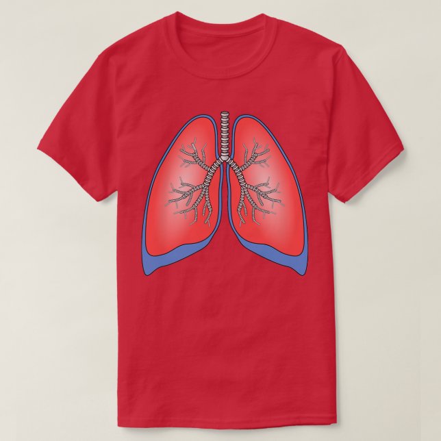 Camiseta Lungs Healthy Funny (Diseño del anverso)