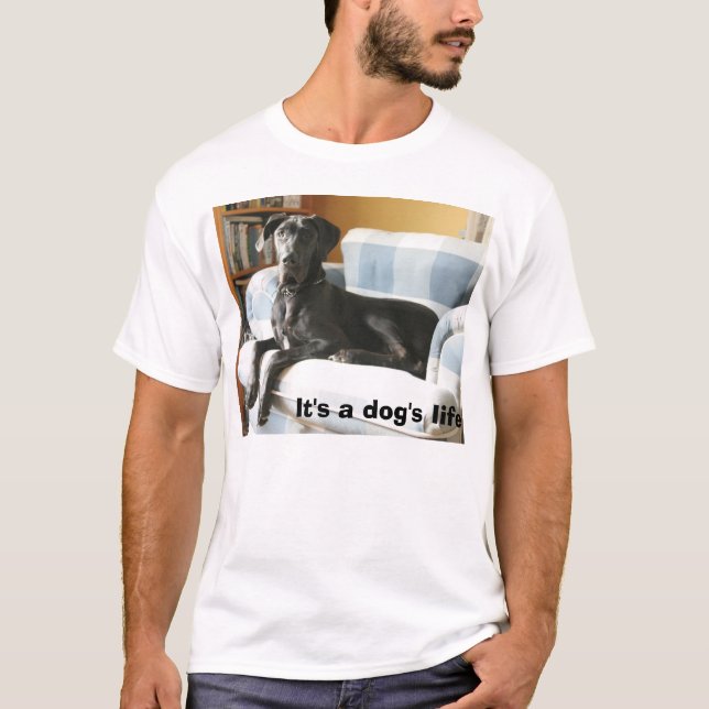 Camiseta Lunk, es la vida de un perro (Anverso)