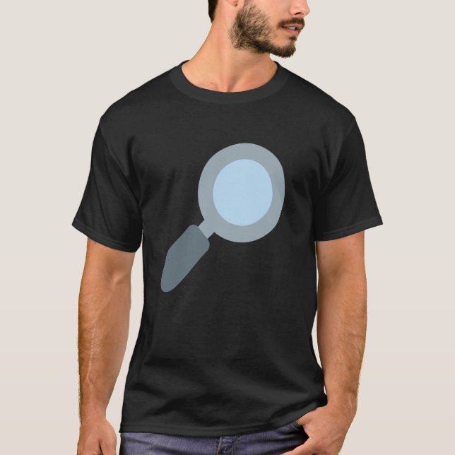 Camiseta Lupa Inclinada a la Derecha (Anverso)