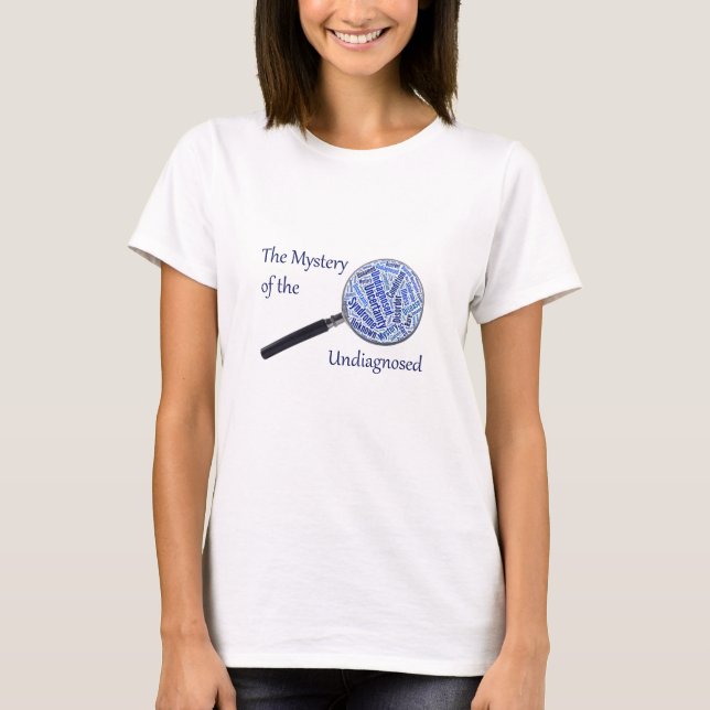 Camiseta Lupa Undiagnosed del misterio (Anverso)