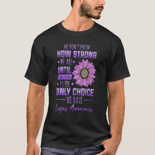 Camiseta Lupus Awareness Daisy En Mayo Usamos Púrpura