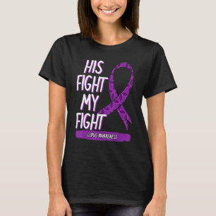 Camiseta Lupus Awareness Fight Sle Butterfly Purple Ribbon