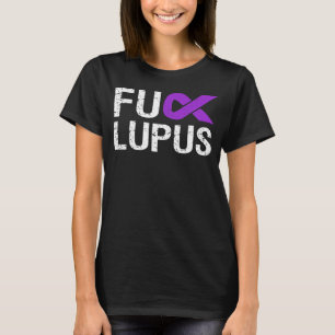 Camiseta Lupus Awareness Mono Púrpura Cinta Anti Lupus