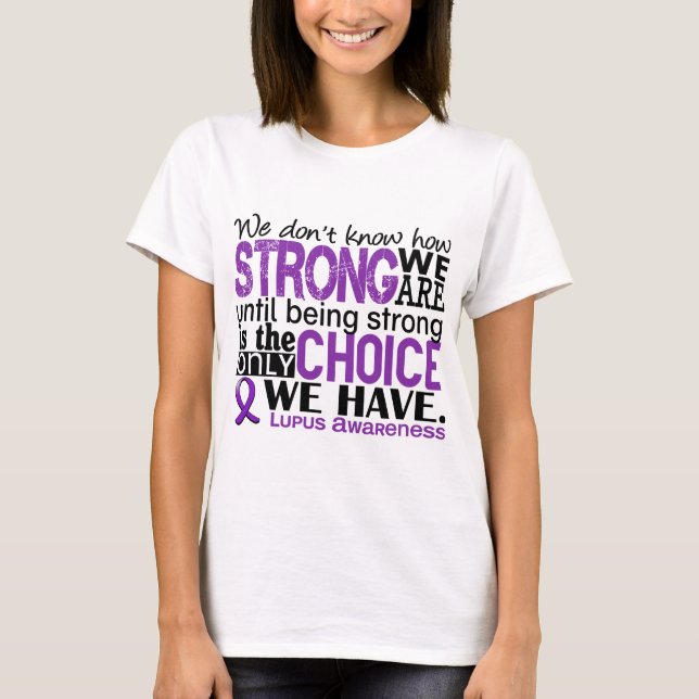 Camiseta Lupus cómo es fuerte somos (Anverso)