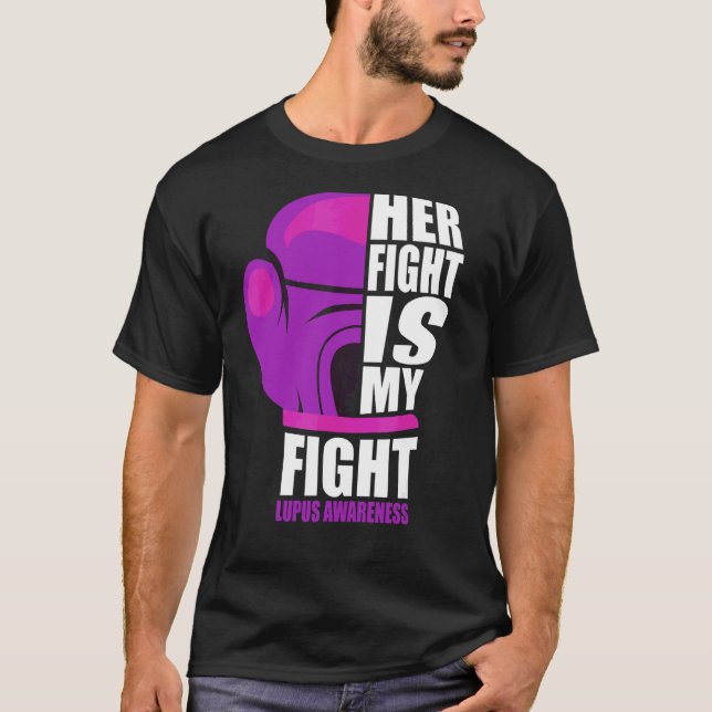 Camiseta Lupus Conciencia Lupus Su Lucha Es Mi Lucha (Anverso)